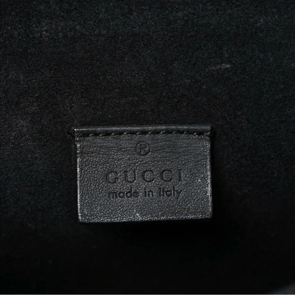 Gucci Beige and Black Monogram Crystal Dionysus Small Shoulder Bag - Picture 10 of 17